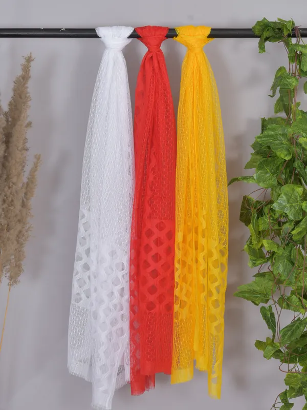 Multicolor_Net_Self_Design_Dupatta_For_Women_(Pack_Of_3)