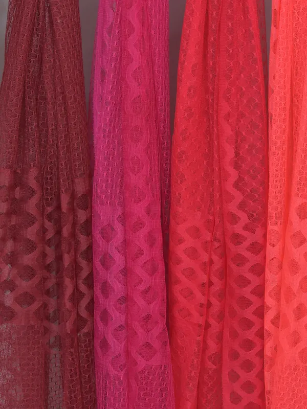 Multicolor_Net_Self_Design_Dupatta_For_Women_(Pack_Of_4)