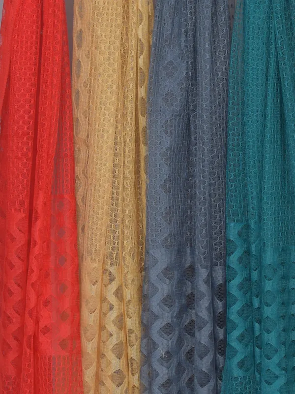 Multicolor_Net_Self_Design_Dupatta_For_Women_(Pack_Of_4)