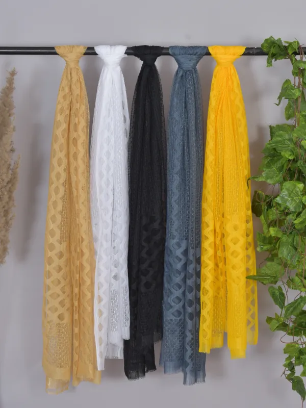 Multicolor_Net_Self_Design_Dupatta_For_Women_(Pack_Of_5)
