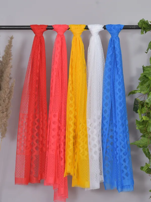 Multicolor_Net_Self_Design_Dupatta_For_Women_(Pack_Of_5)
