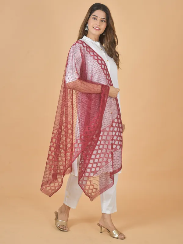 Multicolor_Net_Self_Design_Dupatta_For_Women_(Pack_Of_5)