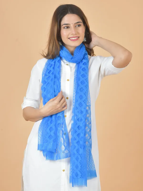 Multicolor_Net_Self_Design_Dupatta_For_Women_(Pack_Of_6)