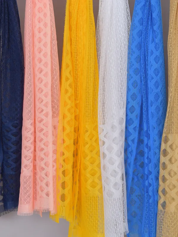 Multicolor_Net_Self_Design_Dupatta_For_Women_(Pack_Of_6)