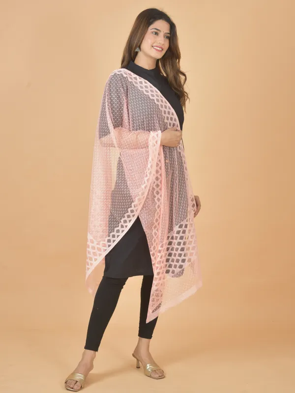 Multicolor_Net_Self_Design_Dupatta_For_Women_(Pack_Of_7)
