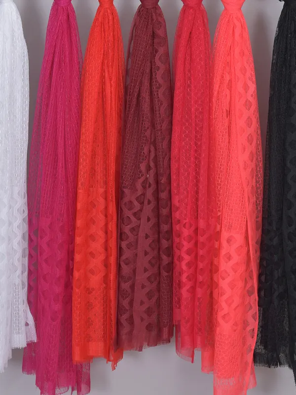 Multicolor_Net_Self_Design_Dupatta_For_Women_(Pack_Of_7)