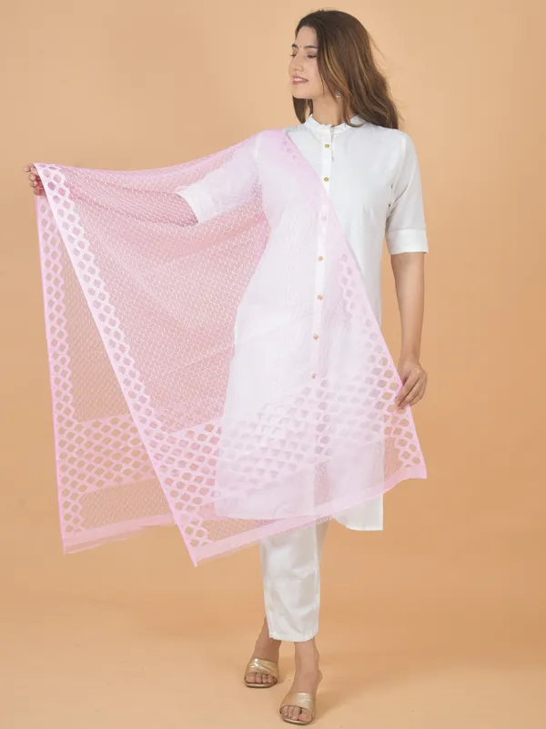 Pink_Net_Self_Design_Dupatta_For_Women