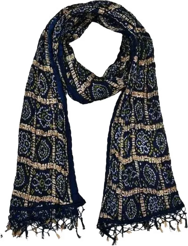 Dark_Blue_Chiffon_Printed_Dupatta_For_Women