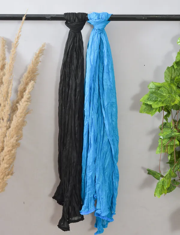 Multicolor_Pure_Cotton_Solid_Dupatta_For_Women_(Pack_Of_2)