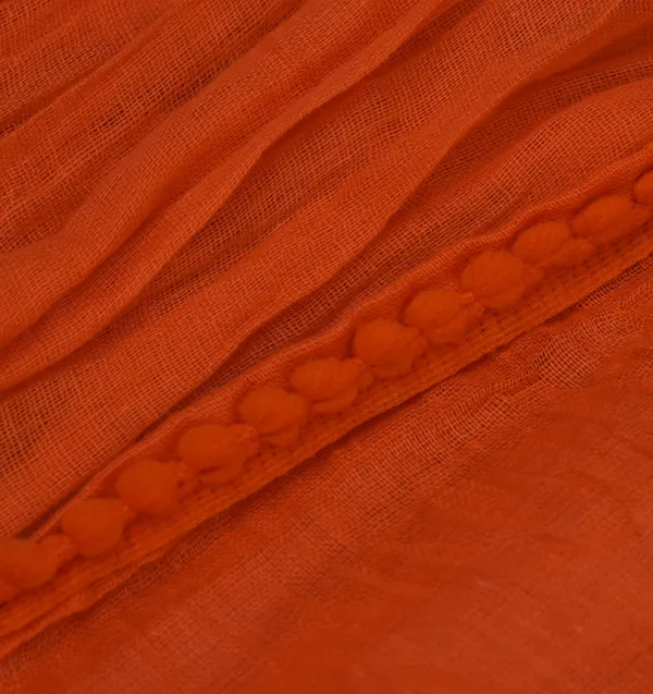 Orange_And_Blue_Pure_Cotton_Solid_Dupatta_For_Women_(Pack_Of_2)