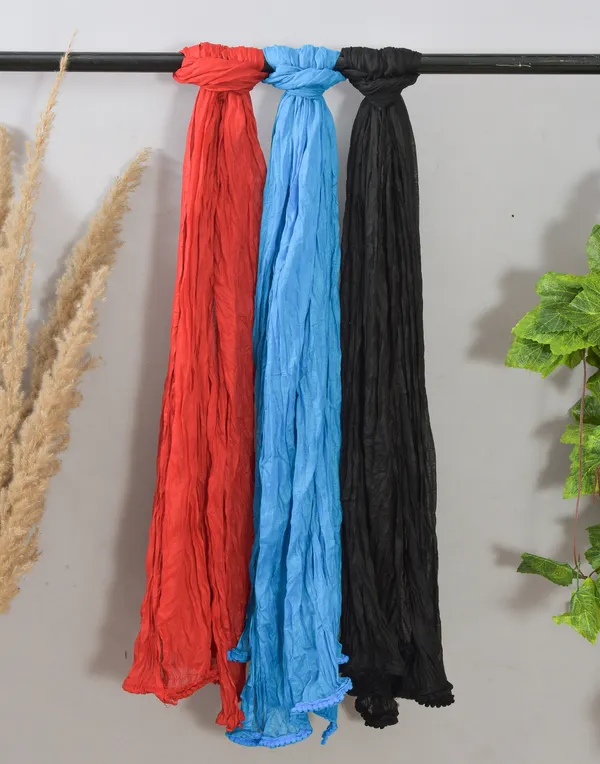 Multicolor_Pure_Cotton_Solid_Dupatta_For_Women_(Pack_Of_3)
