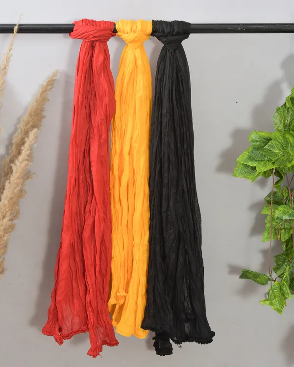 Multicolor_Pure_Cotton_Solid_Dupatta_For_Women_(Pack_Of_3)