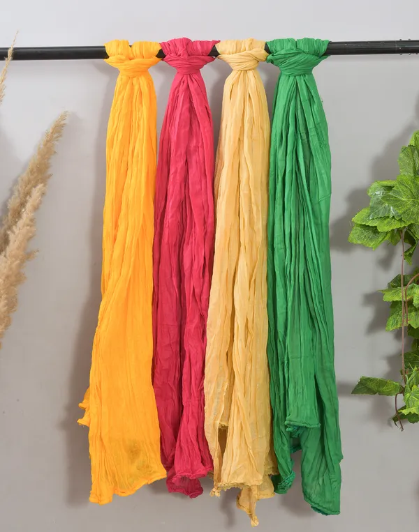 Multicolor_Pure_Cotton_Solid_Dupatta_For_Women_(Pack_Of_4)