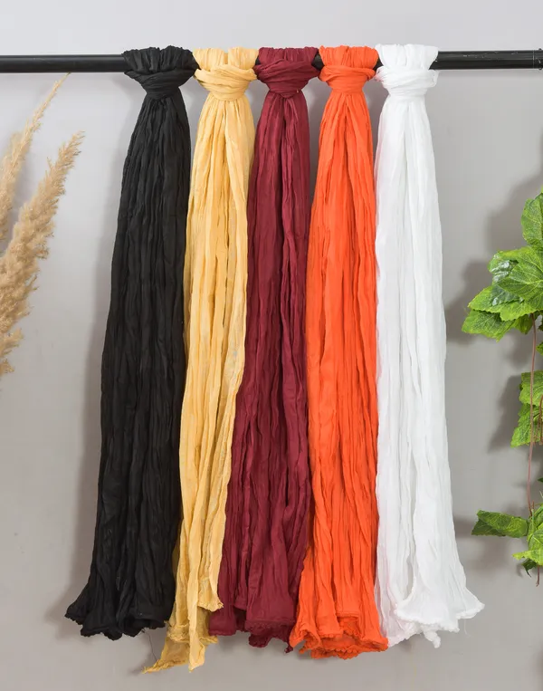 Multicolor_Pure_Cotton_Solid_Dupatta_For_Women_(Pack_Of_5)