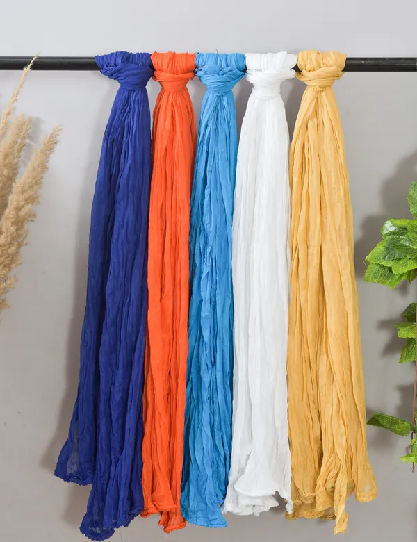 Multicolor_Pure_Cotton_Solid_Dupatta_For_Women_(Pack_Of_5)