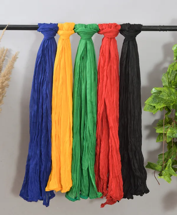 Multicolor_Pure_Cotton_Solid_Dupatta_For_Women_(Pack_Of_5)