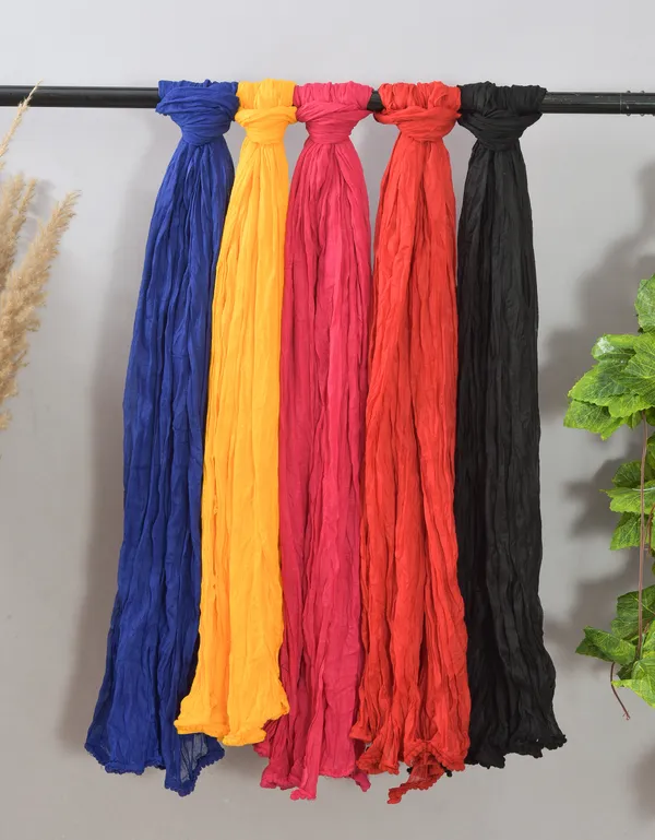 Multicolor_Pure_Cotton_Solid_Dupatta_For_Women_(Pack_Of_5)