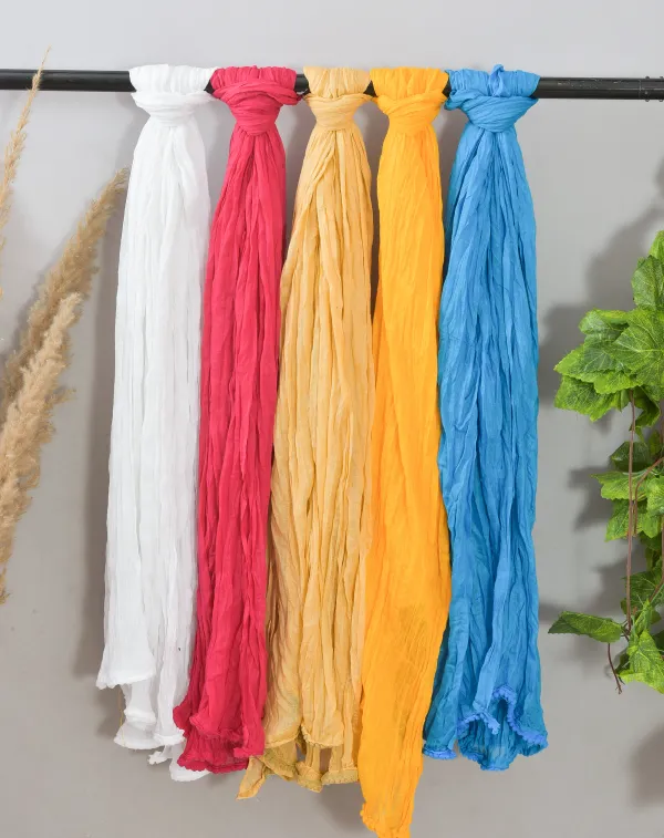 Multicolor_Pure_Cotton_Solid_Dupatta_For_Women_(Pack_Of_5)