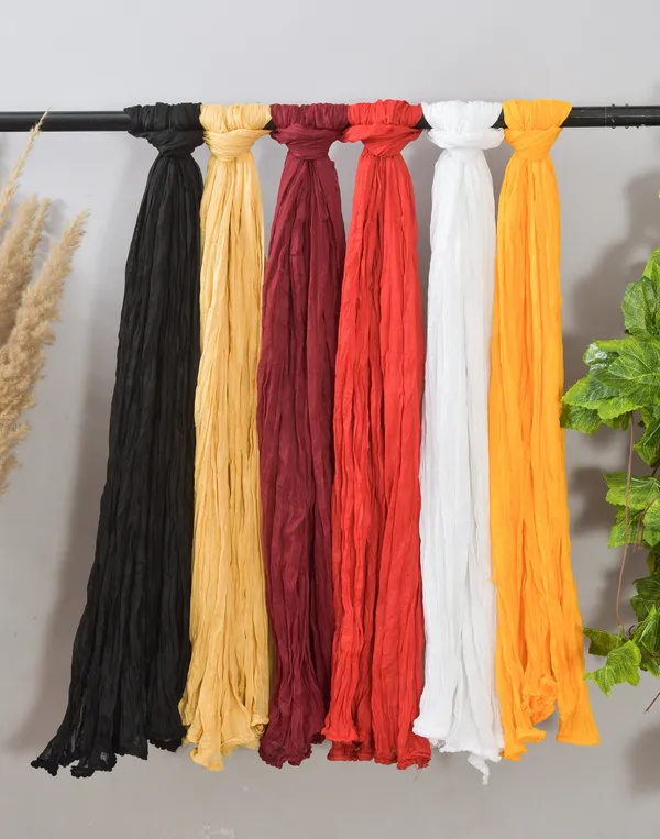 Multicolor_Pure_Cotton_Solid_Dupatta_For_Women_(Pack_Of_6)