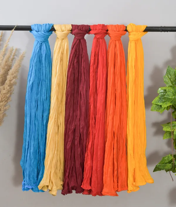 Multicolor_Pure_Cotton_Solid_Dupatta_For_Women_(Pack_Of_6)