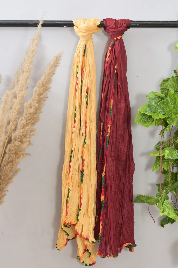 Multicolor_Pure_Cotton_Solid_Dupatta_For_Women_(Pack_Of_2)