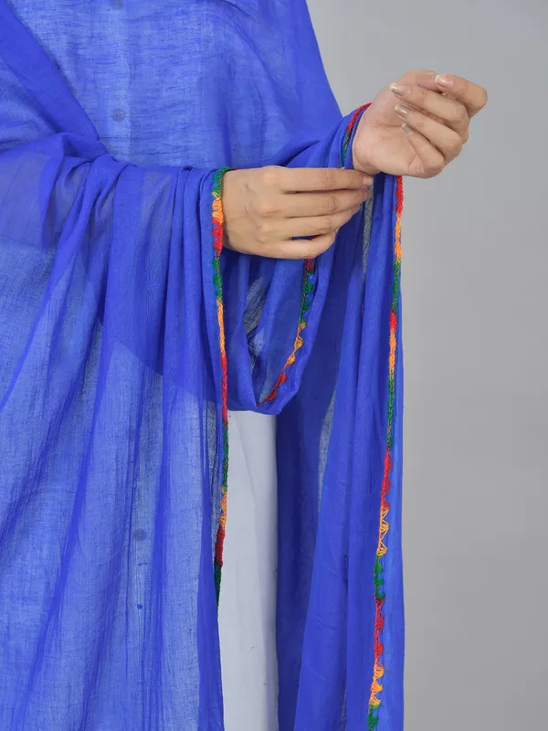 Blue_And_Orange_Pure_Cotton_Solid_Dupatta_For_Women_(Pack_Of_2)