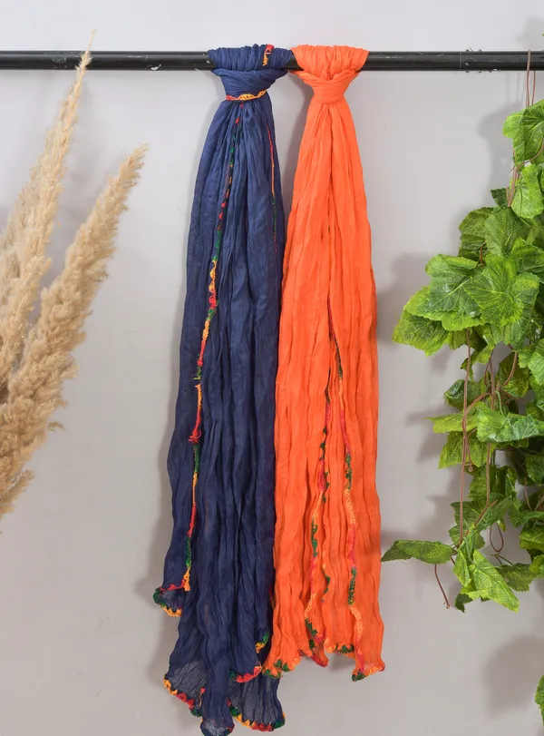 Multicolor_Pure_Cotton_Solid_Dupatta_For_Women_(Pack_Of_2)