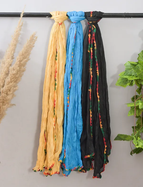 Multicolor_Pure_Cotton_Solid_Dupatta_For_Women_(Pack_Of_3)