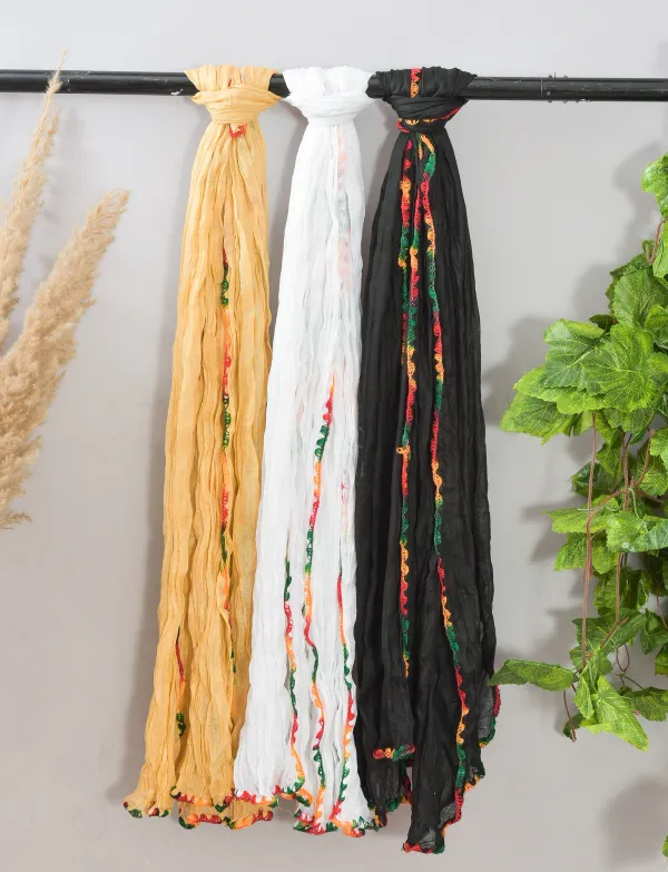 Multicolor_Pure_Cotton_Solid_Dupatta_For_Women_(Pack_Of_3)
