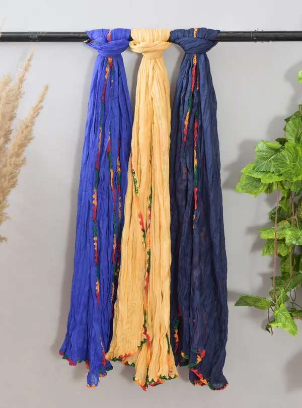 Multicolor_Pure_Cotton_Solid_Dupatta_For_Women_(Pack_Of_3)