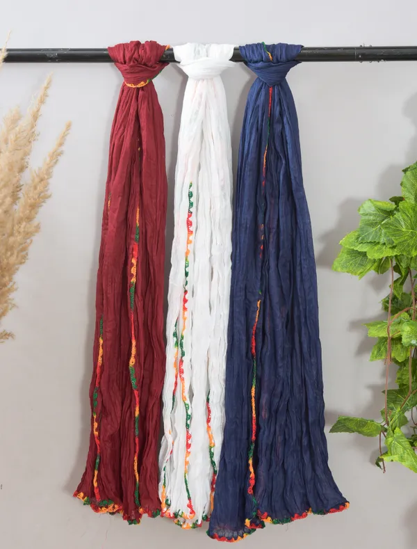 Multicolor_Pure_Cotton_Solid_Dupatta_For_Women_(Pack_Of_3)