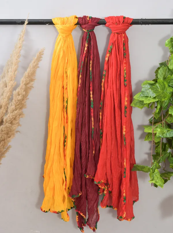 Multicolor_Pure_Cotton_Solid_Dupatta_For_Women_(Pack_Of_3)