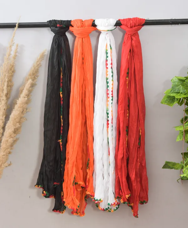 Multicolor_Pure_Cotton_Solid_Dupatta_For_Women_(Pack_Of_4)
