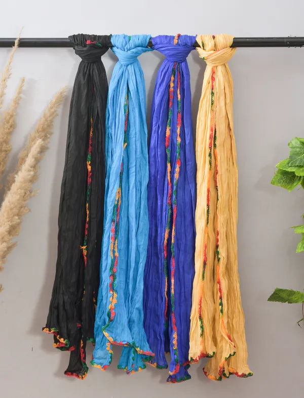 Multicolor_Pure_Cotton_Solid_Dupatta_For_Women_(Pack_Of_4)
