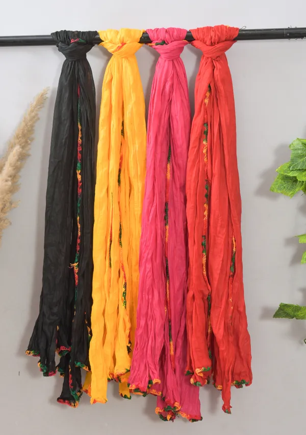Multicolor_Pure_Cotton_Solid_Dupatta_For_Women_(Pack_Of_4)