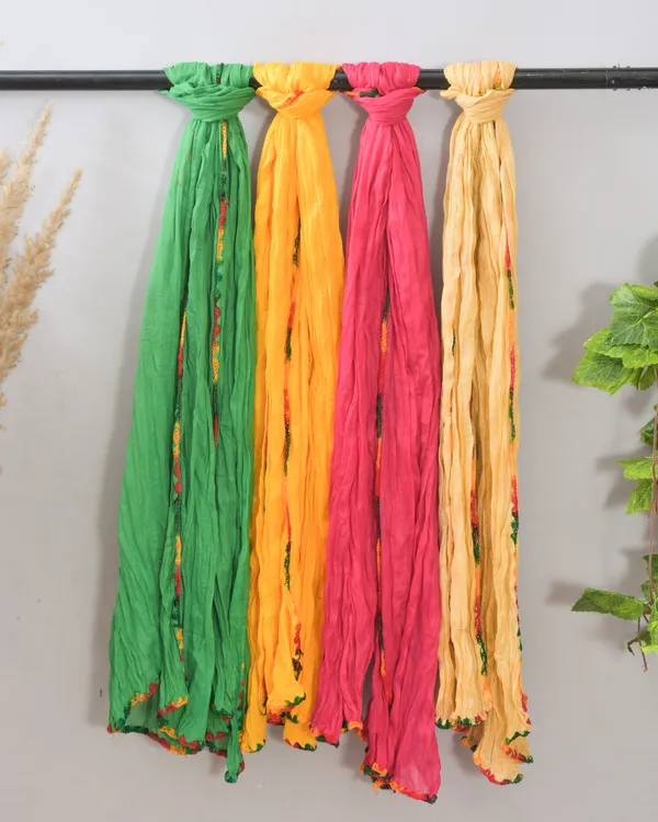 Multicolor_Pure_Cotton_Solid_Dupatta_For_Women_(Pack_Of_4)