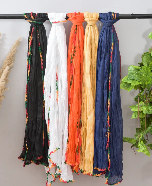 Multicolor_Pure_Cotton_Solid_Dupatta_For_Women_(Pack_Of_5)