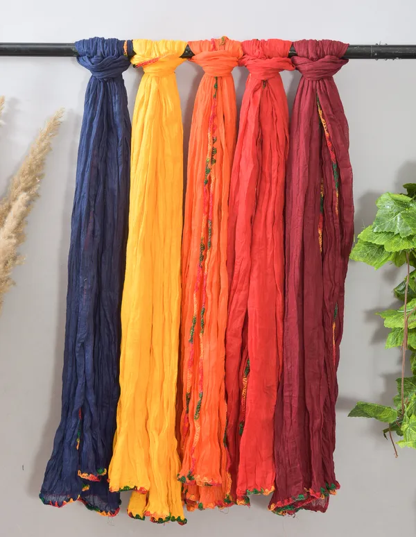 Multicolor_Pure_Cotton_Solid_Dupatta_For_Women_(Pack_Of_5)