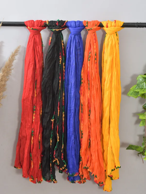 Multicolor_Pure_Cotton_Solid_Dupatta_For_Women_(Pack_Of_5)