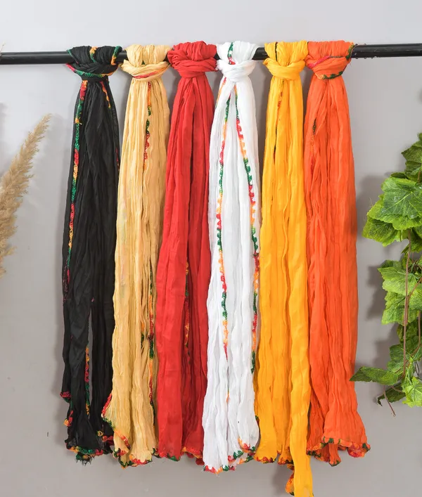 Multicolor_Pure_Cotton_Solid_Dupatta_For_Women_(Pack_Of_6)