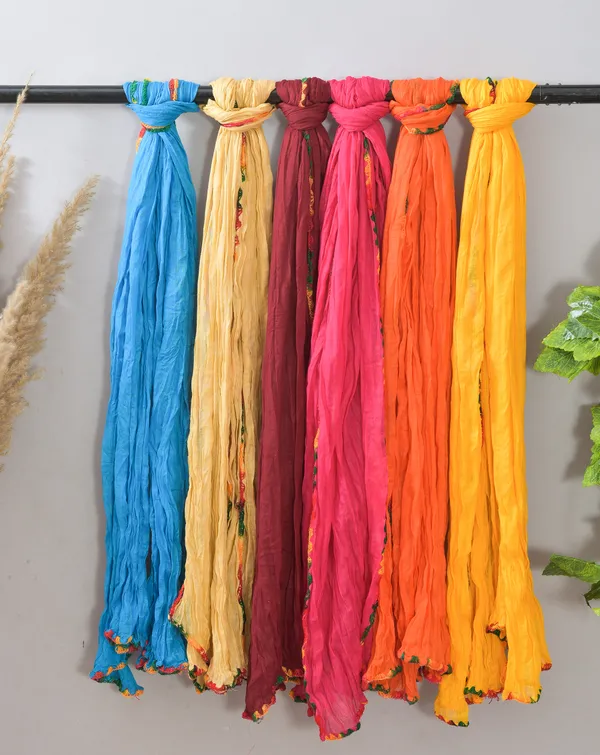 Multicolor_Pure_Cotton_Solid_Dupatta_For_Women_(Pack_Of_6)