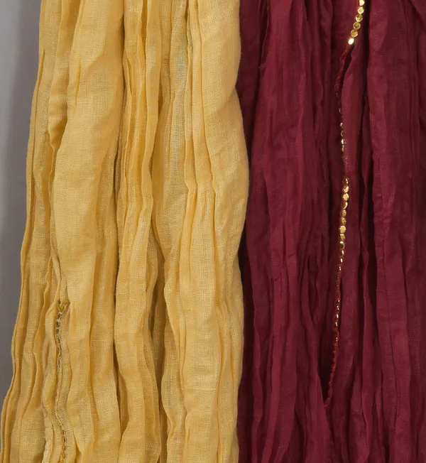 Multicolor_Pure_Cotton_Solid_Dupatta_For_Women_(Pack_Of_2)
