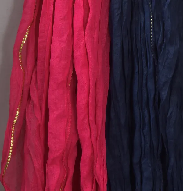 Multicolor_Pure_Cotton_Solid_Dupatta_For_Women_(Pack_Of_2)