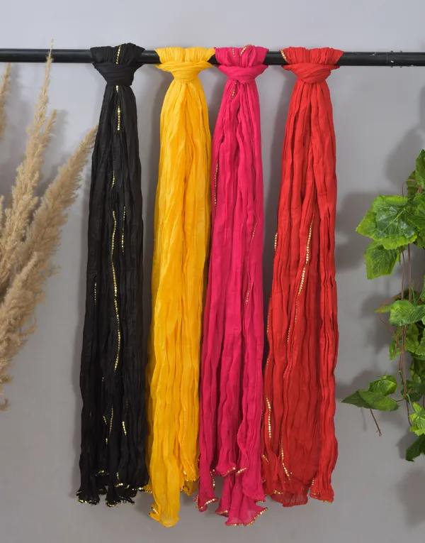 Multicolor_Pure_Cotton_Solid_Dupatta_For_Women_(Pack_Of_4)