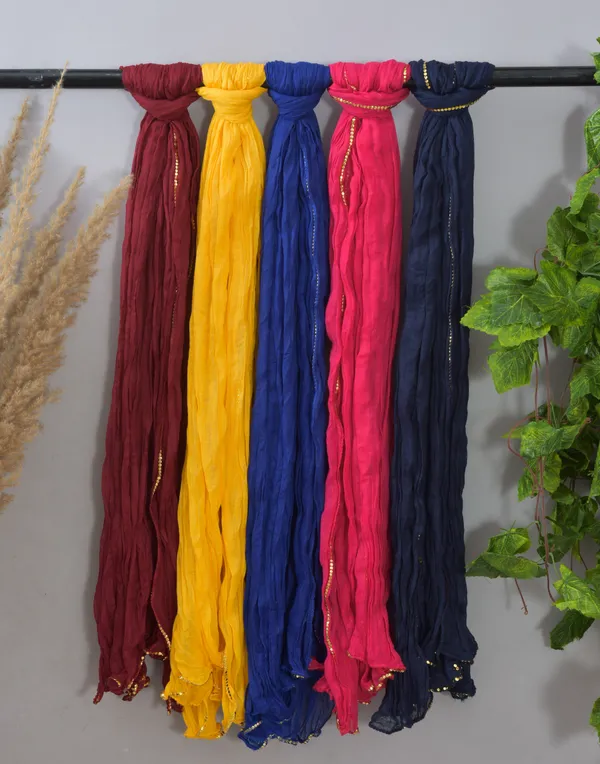 Multicolor_Pure_Cotton_Solid_Dupatta_For_Women_(Pack_Of_5)