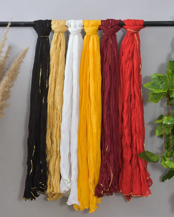 Multicolor_Pure_Cotton_Solid_Dupatta_For_Women_(Pack_Of_6)