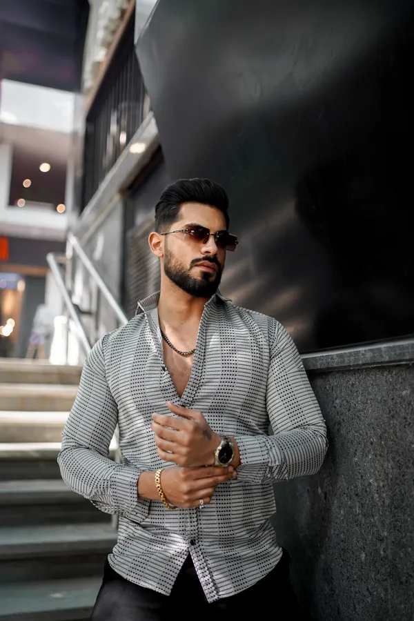 Black_Regular_Fit_Texture_New_Design_Shirt_For_Men