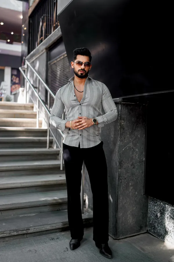 Black_Regular_Fit_Texture_New_Design_Shirt_For_Men