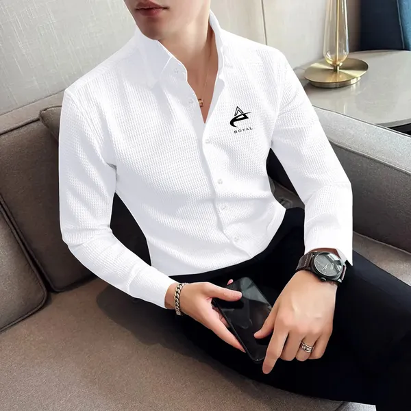 Pack_Of_2_Waffle_Texture_Long_Sleeve_Shirt_&_Men's_Black_Waffle_Shirt
