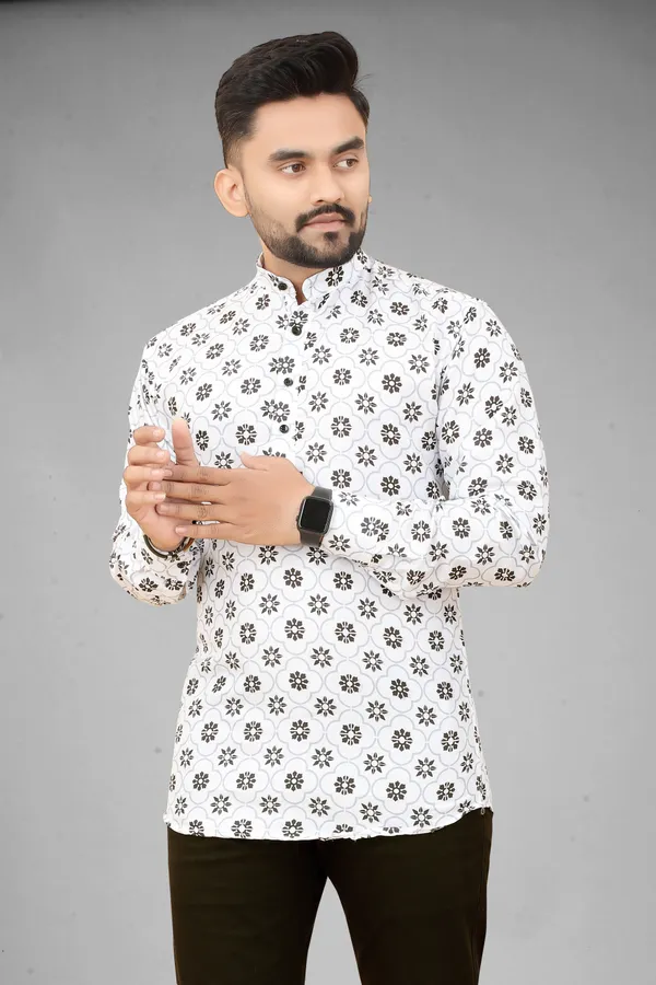 MEN’S_BLACK_PRINTED_KURTA